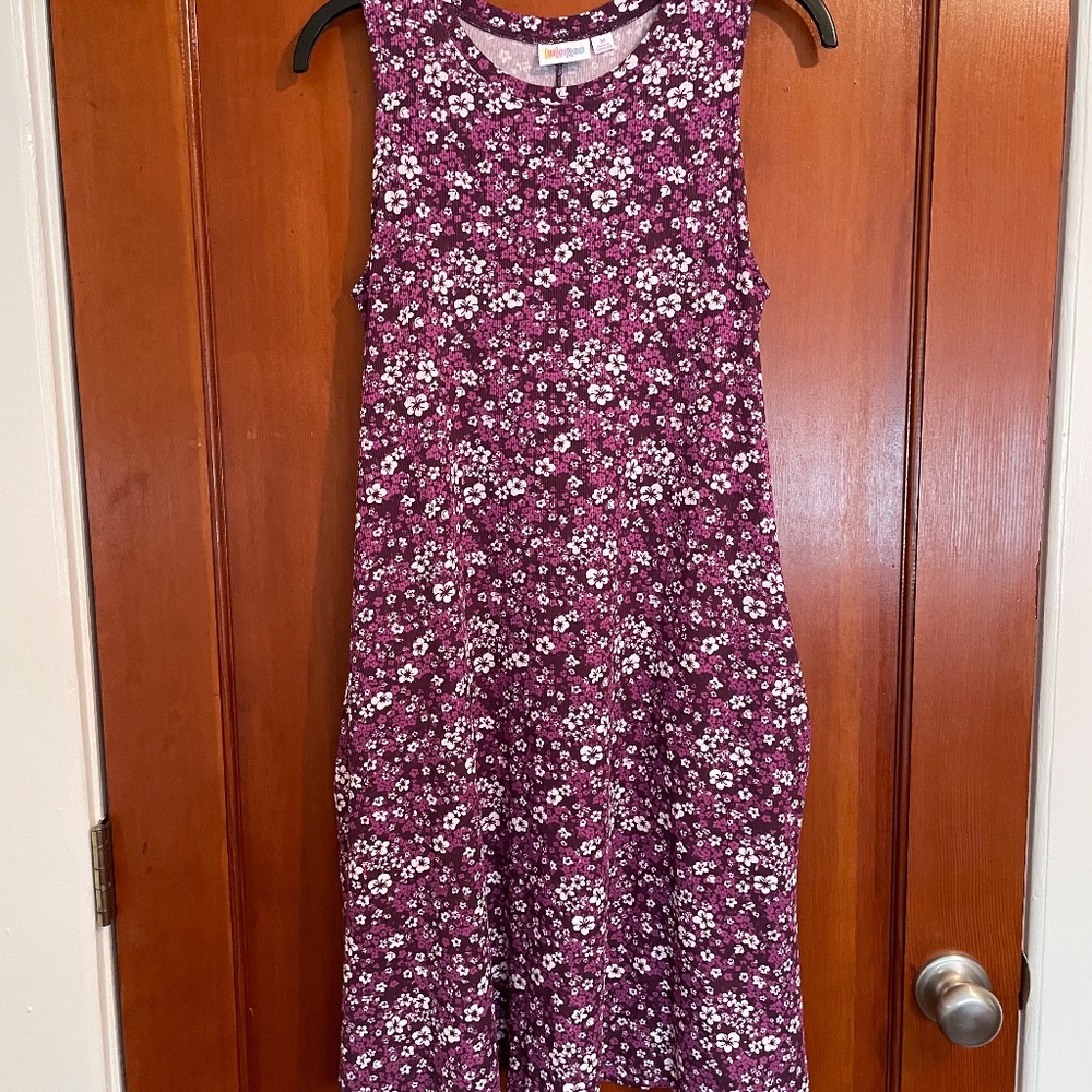 LuLaRoe Charlotte Sleeeveless Dress Size M